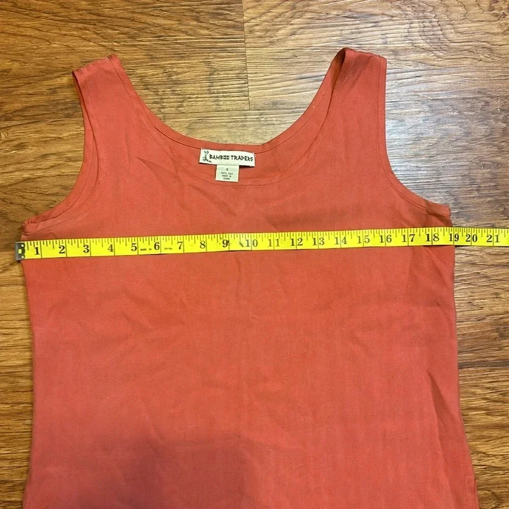 Bamboo Traders 100% Silk Tank Top - Picture 5 of 9